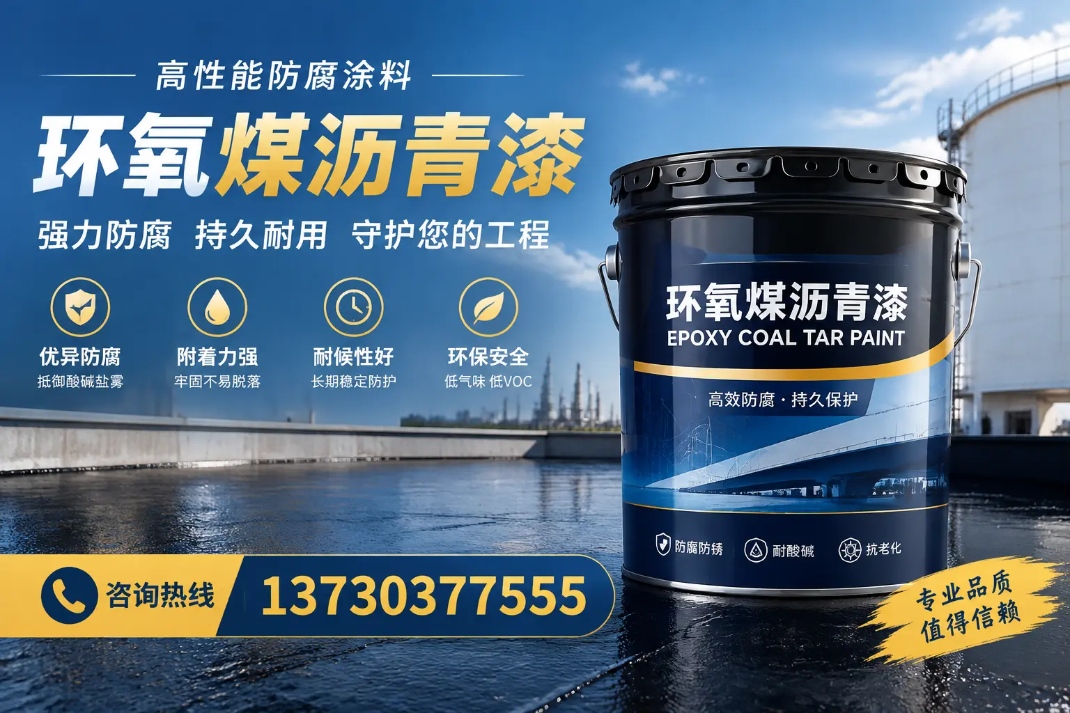 环氧煤沥青漆的耐久性分析,适合忻州的使用场景